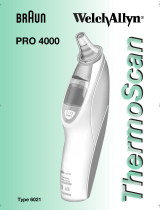Braun WelchAllyn ThermoScan PRO 4000 User manual
