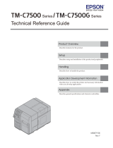 Epson TM-C7500G series Technical Reference Manual