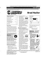 Campbell Hausfeld NB003004 Operating Instructions Manual