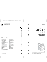 Ricoh aficio 1013 Operating Instructions Manual