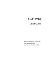 Rio PMP300 User manual