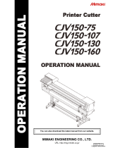 MIMAKI CJV150-107 Operating instructions