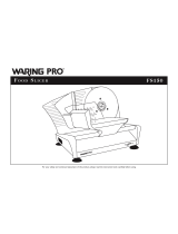 Waring FS150 User manual