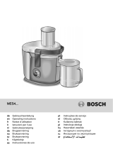 Bosch MES4000 VITAJUICE User manual