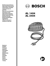 Bosch AL 1404 Owner's manual