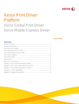 Xerox GLOBAL DRIVER Owner's manual