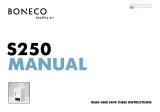 Boneco S250 Steamer Owner's manual