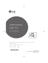 LG 32LB650V-ZA Owner's manual