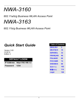 ZyXEL Communications NWA-3160 User manual
