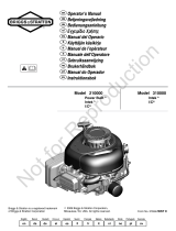 Briggs & Stratton 210800 Owner's manual