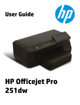 HP Officejet Pro 251dw Printer series Owner's manual
