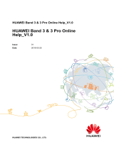 Huawei Band 3 Owner's manual