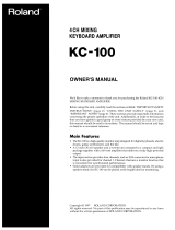 Roland KC-100 Owner's manual
