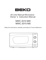 Beko MWC 2010 MS Owner's manual