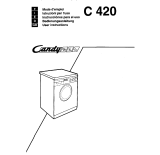 Candy C 420 Owner's manual