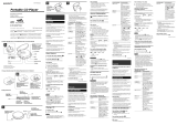 Sony D-E340 User manual