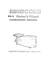 Shimpo RK-3 Ringcone Popet User manual