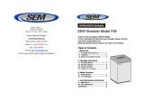SEM F65 Operating instructions