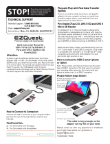 EZQuest USB-C CFast 2.0 Card Reader 5 Ports User manual