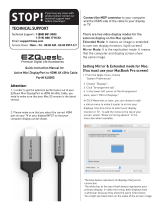 EZQuest Active Mini DisplayPort to HDMI 4K 60Hz Cable User manual