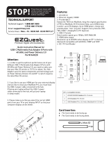 EZQuest USB-C Multimedia Hub Adapter 8 Ports User manual
