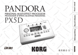 Korg PANDORA PX5D Owner's manual
