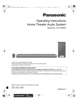 Panasonic SCHTB900EG Owner's manual