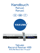 YAKUMO DVD RW RECORDER Owner's manual