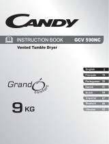Candy GCV 590NC User manual