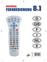 Universal Remote Control 8 IN 1 Owner's manual