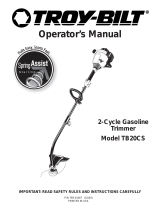 MTD TB20CS Owner's manual