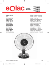 Solac VT8815 Owner's manual