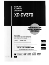 Aiwa XD-DV370 Owner's manual