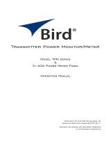 BIRD  3140A Series  Owner's manual