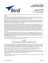 BIRD  4273 Series  Owner's manual