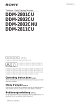 Sony DDM-2801CU User manual