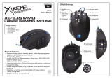 XTREME-GAMING MMO Wired Gaming Mouse User manual