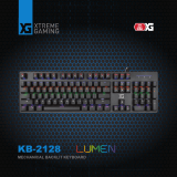 XTREME-GAMING LED Backlit Mechanical Gaming Keyboard User manual