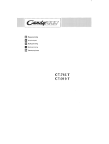 Candy CT 919 Owner's manual