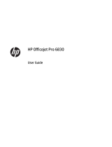 HP Officejet Pro 6830 e-All-in-One Printer series Owner's manual