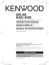 Kenwood KAC-X4D User manual