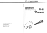 Sennheiser 4031 WIRELESS Owner's manual