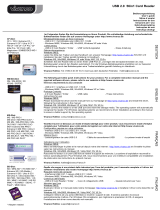Vivanco USB 2.0 56IN1 CARD READER Owner's manual