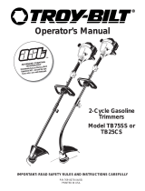 MTD TB75SS Owner's manual