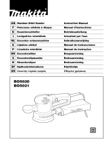 Makita BO5021K Owner's manual