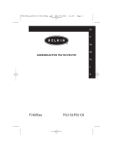 Belkin ADAPTATEUR PDA USB #F5U109EA Owner's manual