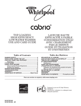 Whirlpool Cabrio WTW7800XW0 User manual