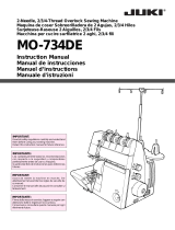 Juki MO-734DE Owner's manual
