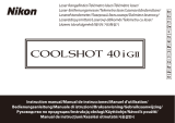 Nikon COOLSHOT 40i GII User manual