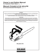 Dolmar PS3410TH Owner's manual